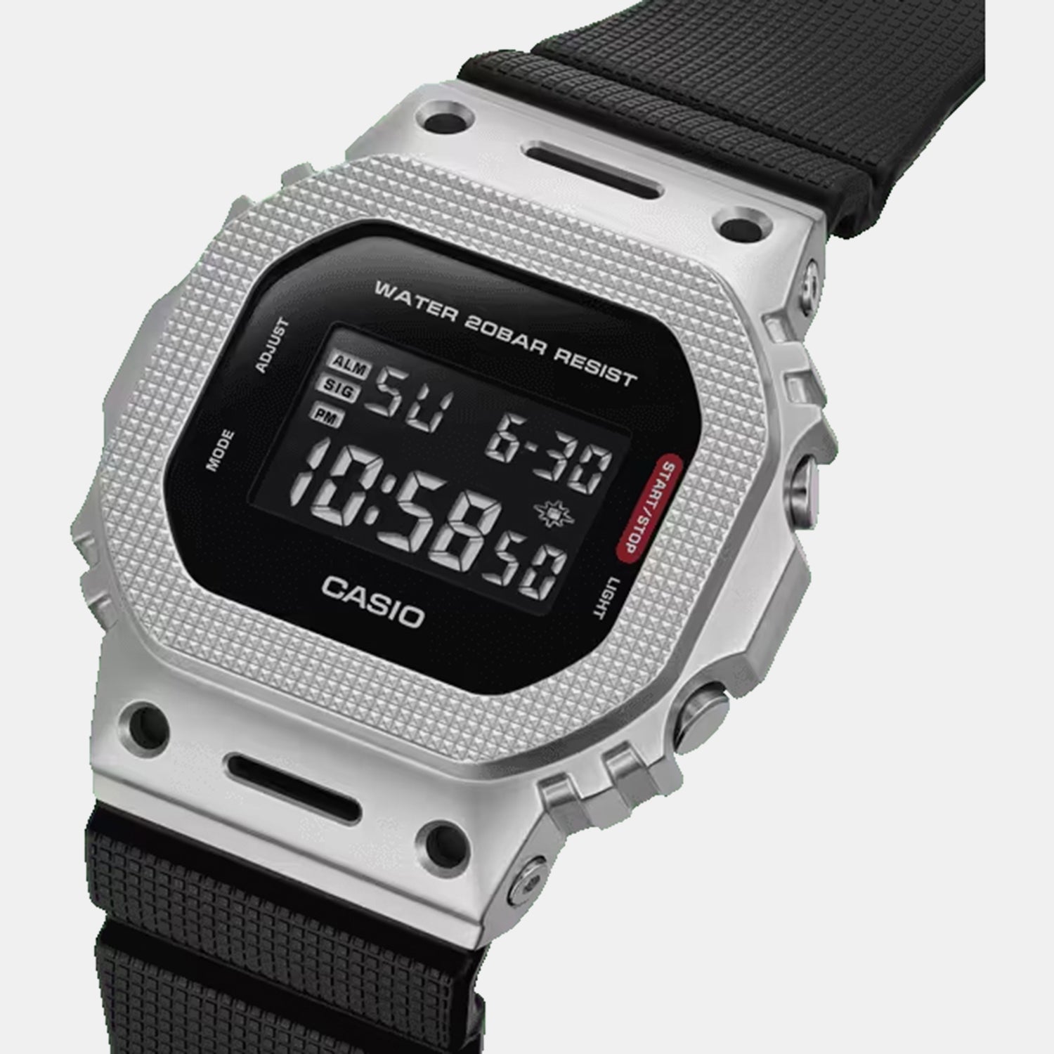 G-Shock Men Quartz Black Dial Digital Resin Watch G1766