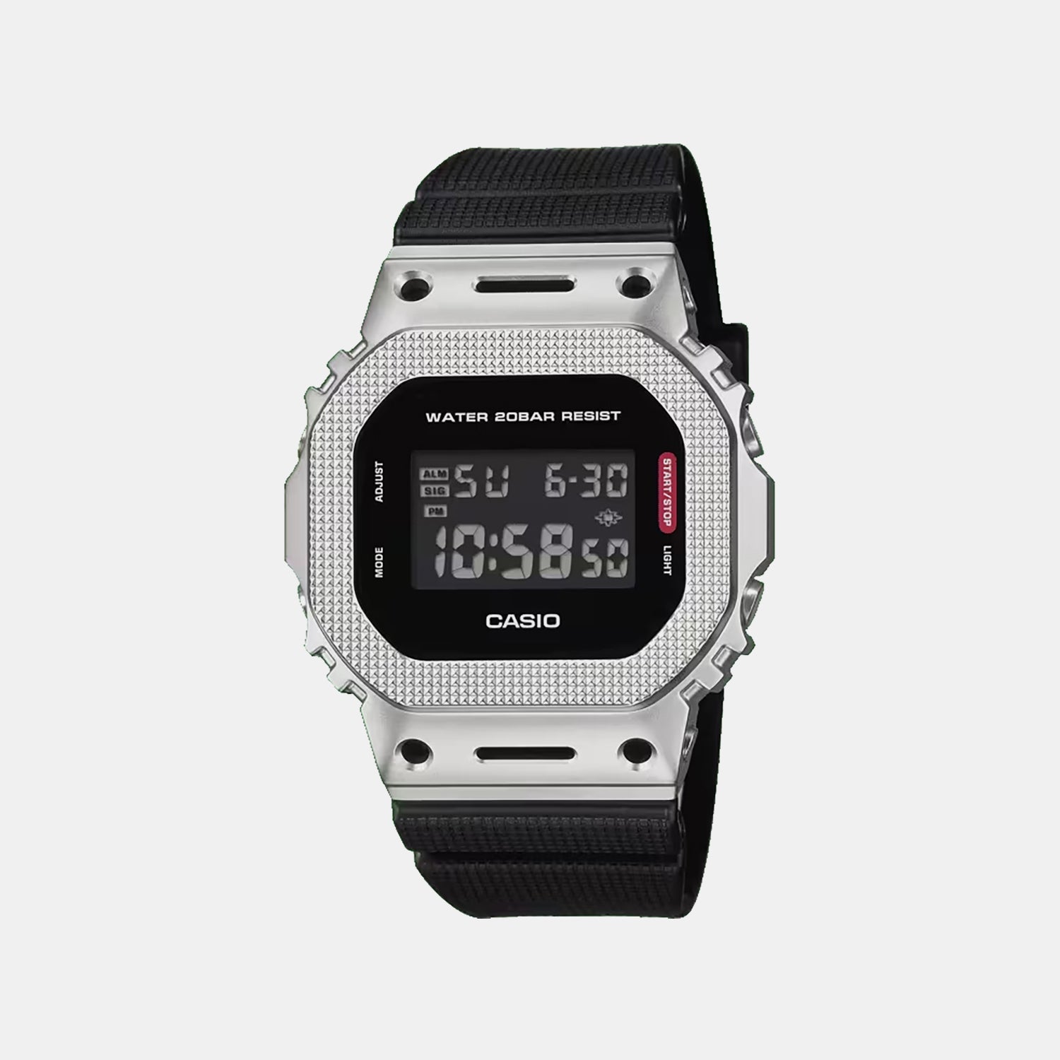 G-Shock Men Quartz Black Dial Digital Resin Watch G1766