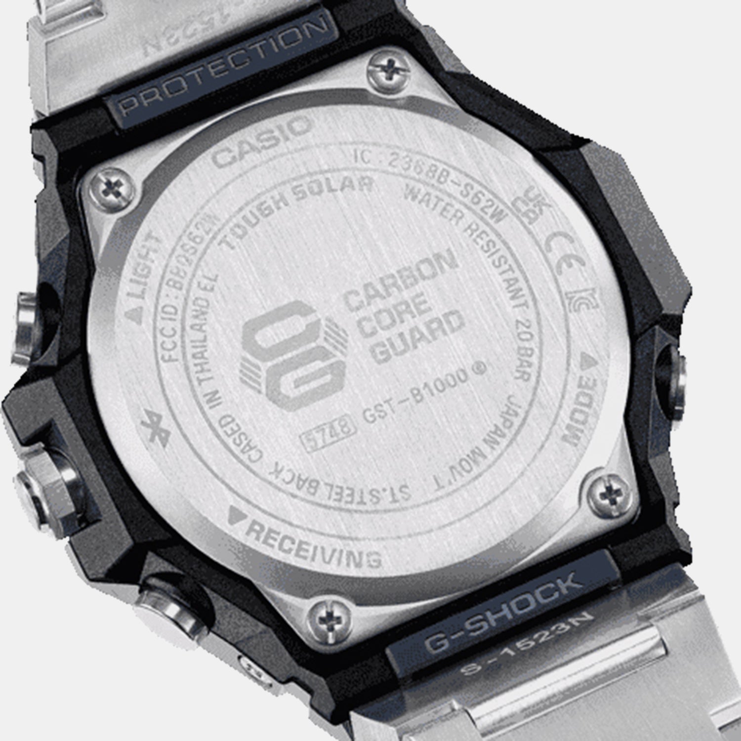 G-Shock Men Solar Blue Dial Chronograph Stainless Steel Watch G1771