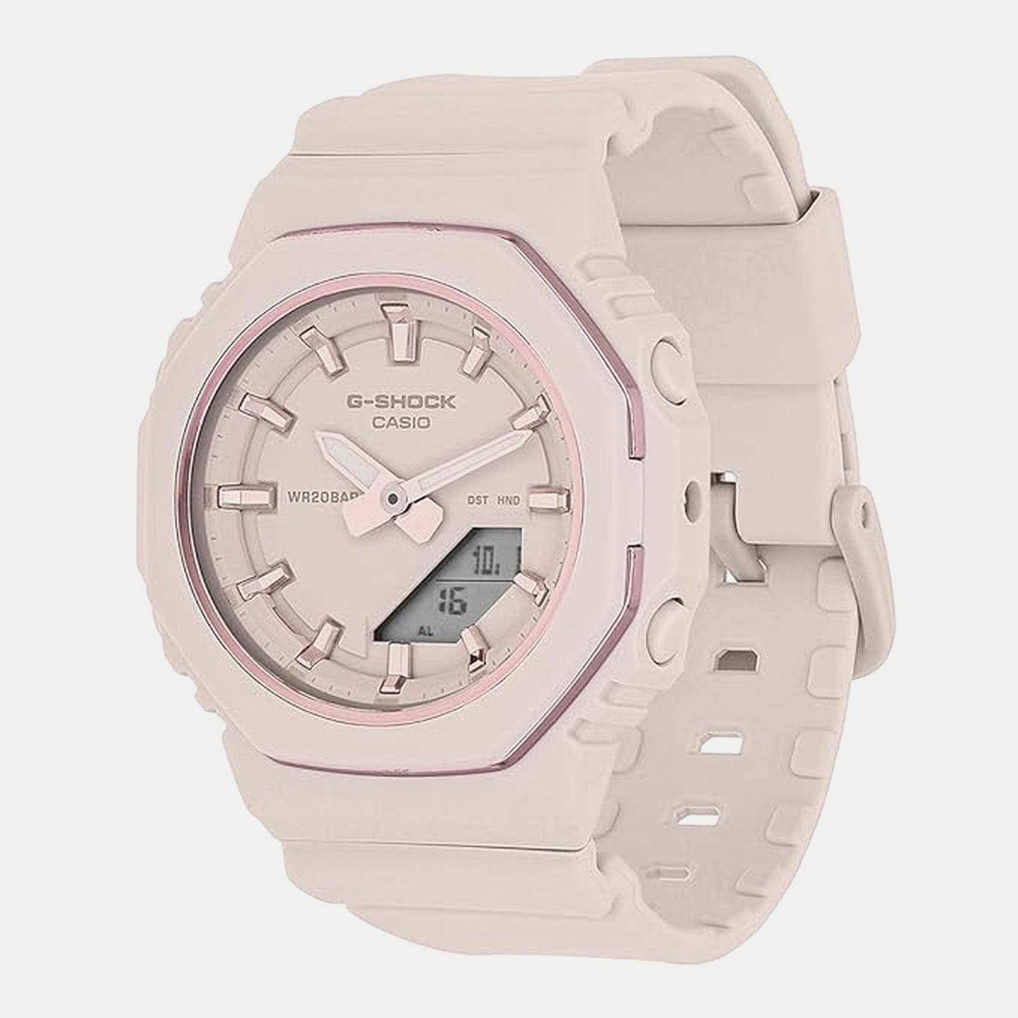 G-Shock Women Quartz Pink Dial Analog-Digital Resin Watch G1775