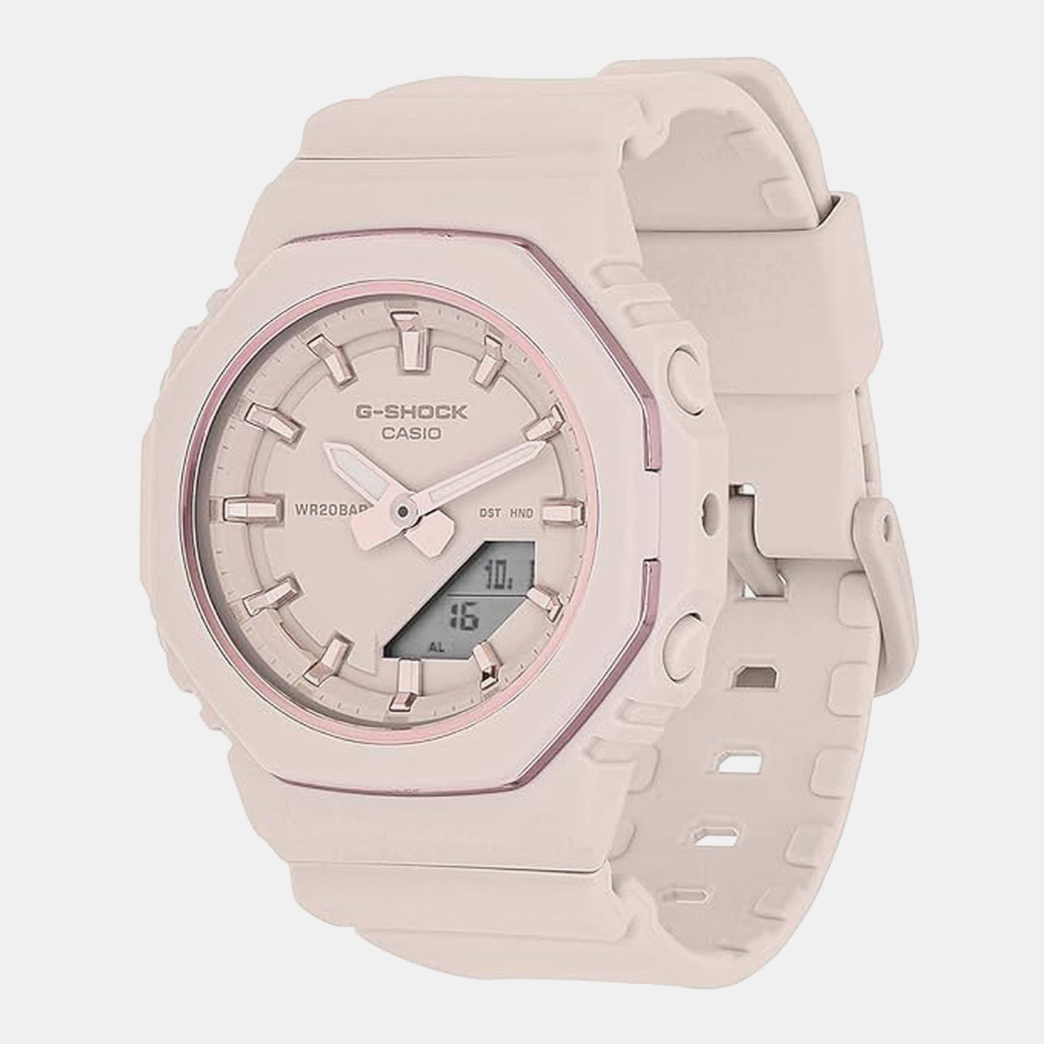G-Shock Women Quartz Pink Dial Analog-Digital Resin Watch G1775