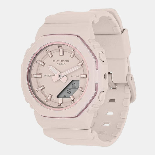 G-Shock Women Quartz Pink Dial Analog-Digital Resin Watch G1775