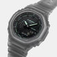 Men Quartz Black Dial Analog-Digital Resin Watch G1784