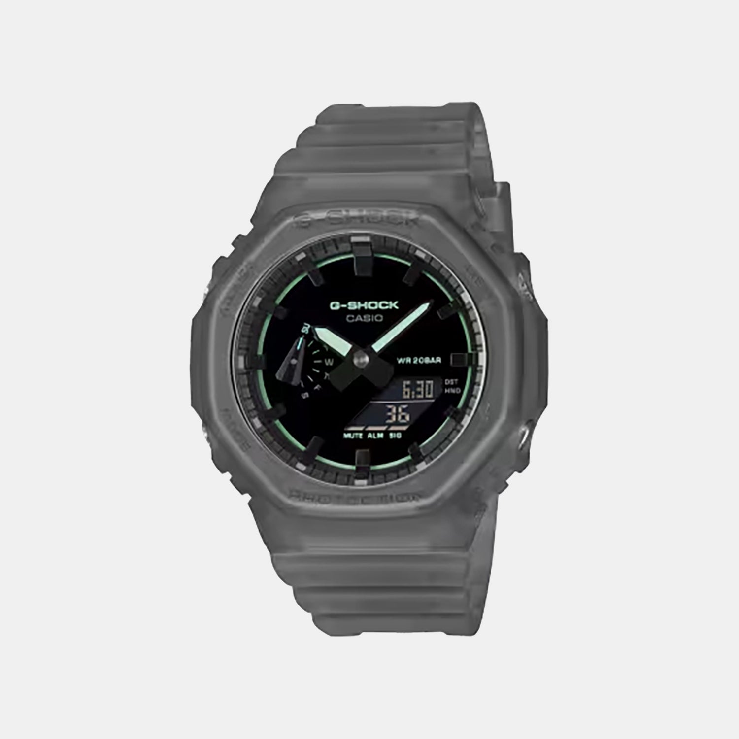 Men Quartz Black Dial Analog-Digital Resin Watch G1784