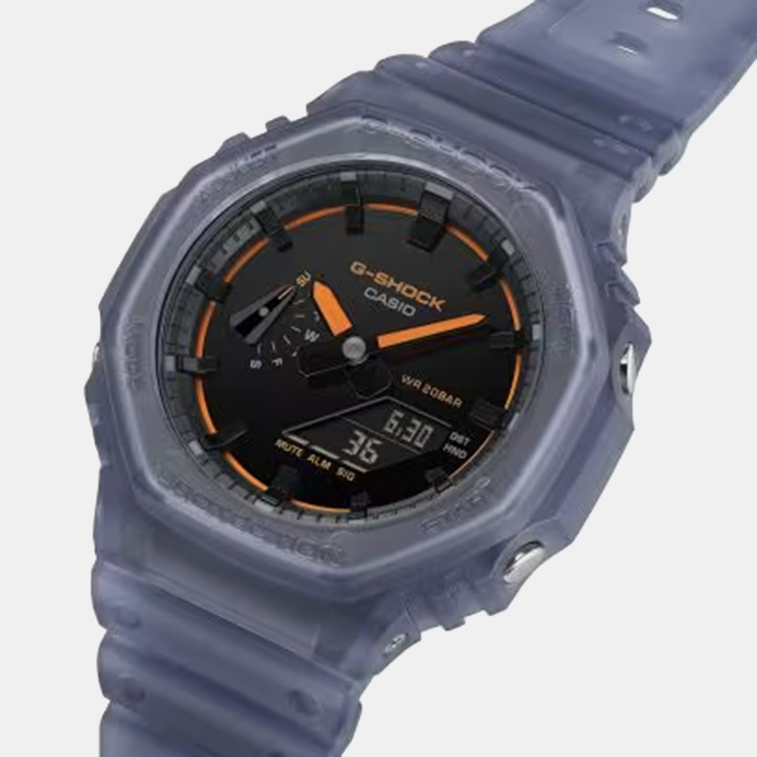 Men Quartz Black Dial Analog-Digital Resin Watch G1785
