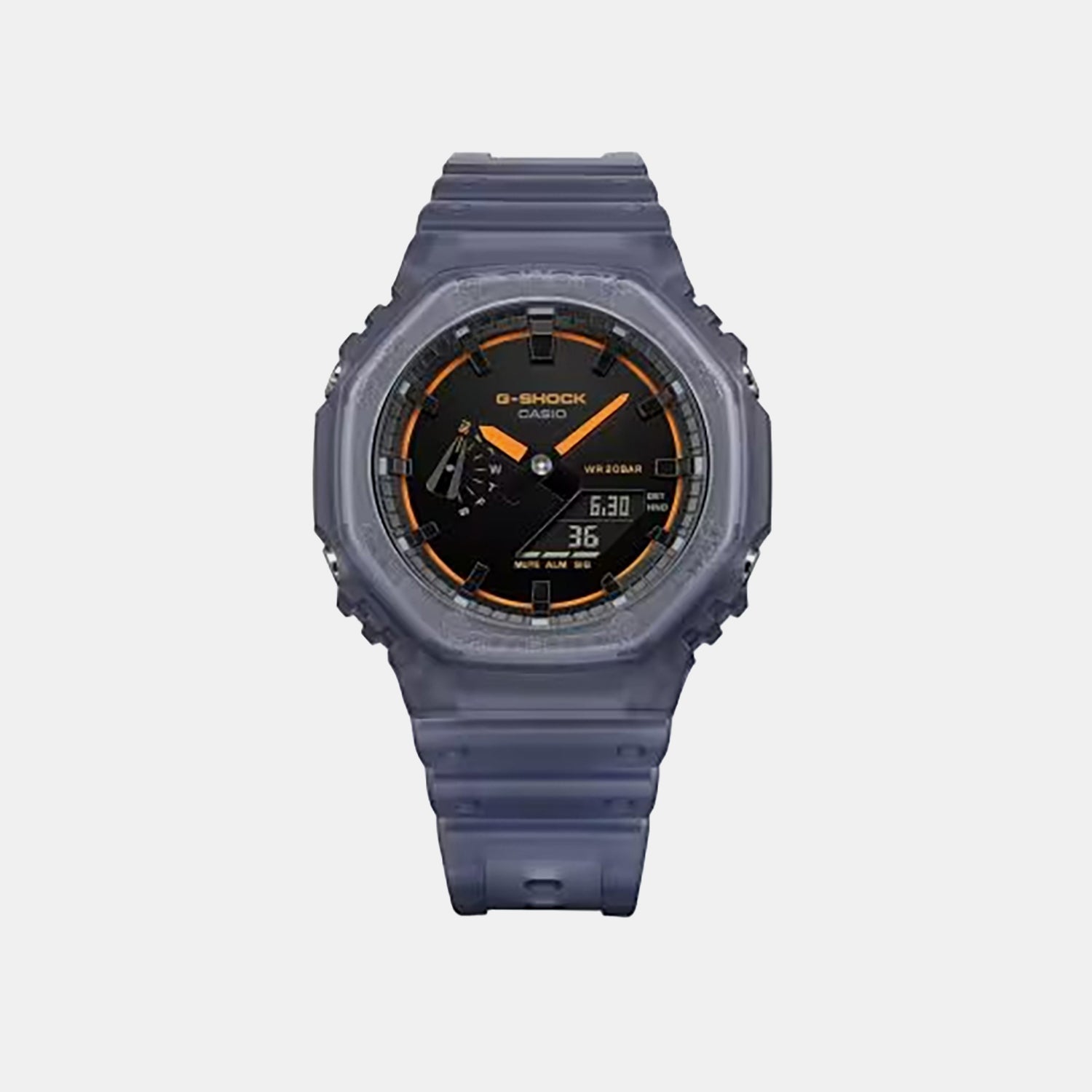 Men Quartz Black Dial Analog-Digital Resin Watch G1785