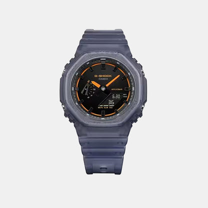 Men Quartz Black Dial Analog-Digital Resin Watch G1785