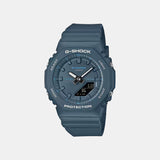 Women Quartz Blue Dial Analog-Digital Resin Watch G1797
