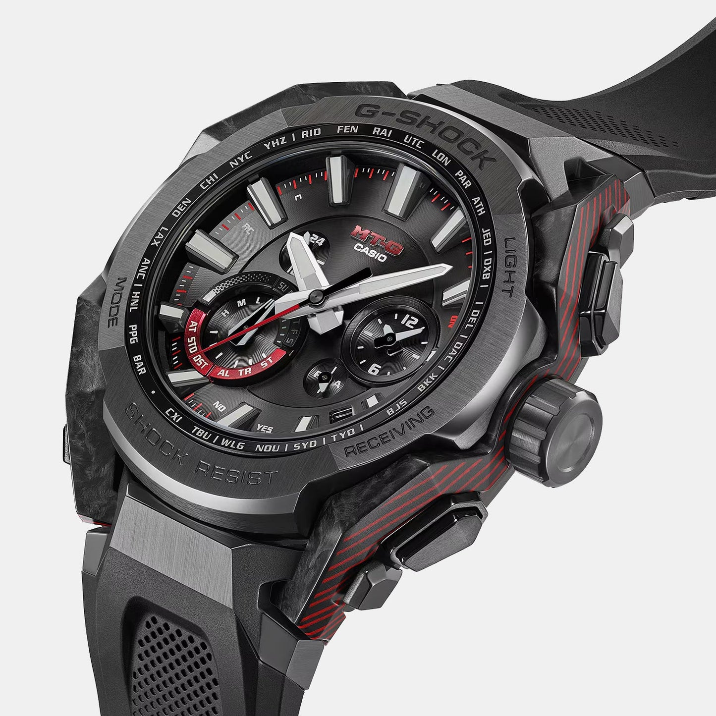 G-shock Men Solar Black Dial Chronograph Resin Watch MTG-B4000B-1A G1811