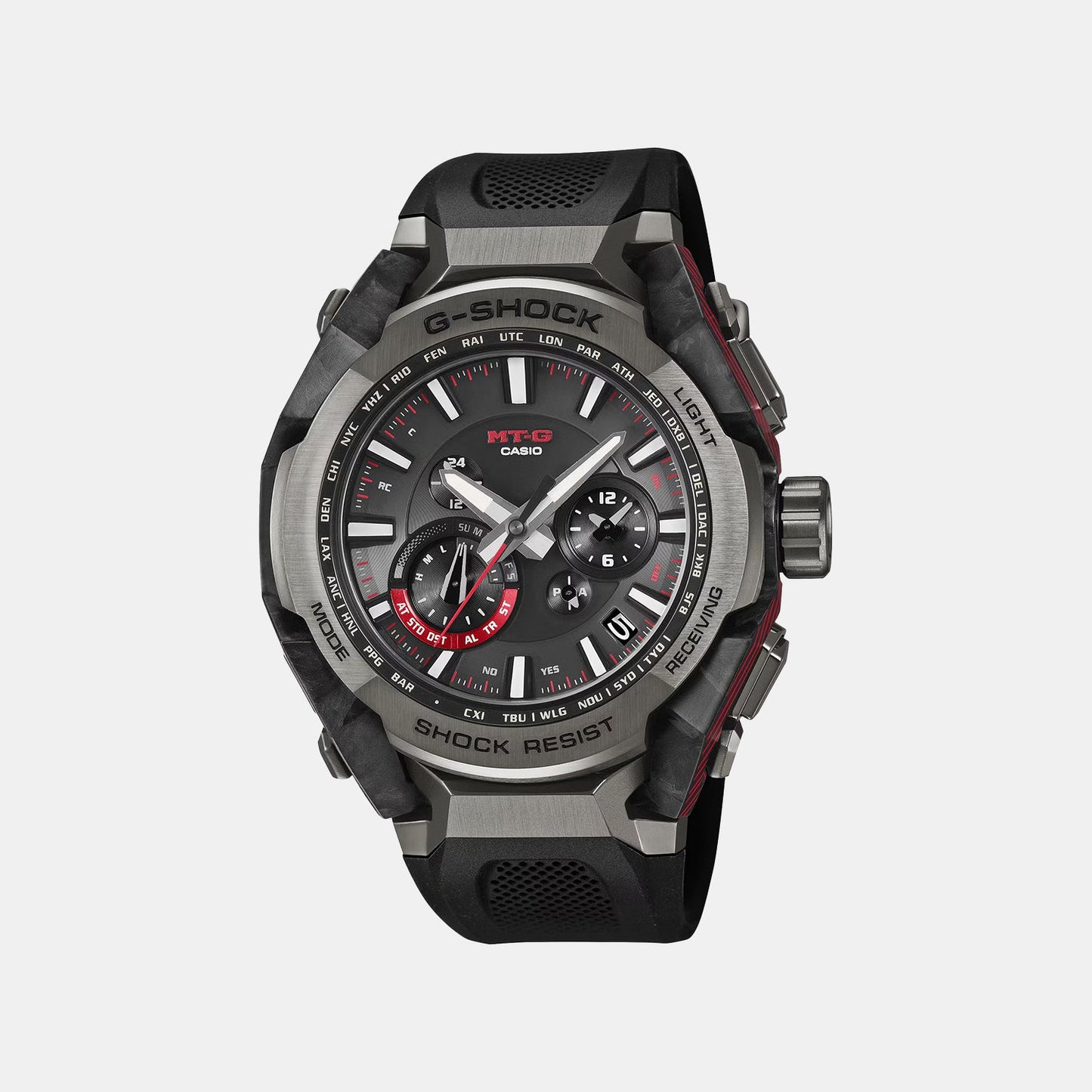 G-shock Men Solar Black Dial Chronograph Resin Watch MTG-B4000B-1A G1811