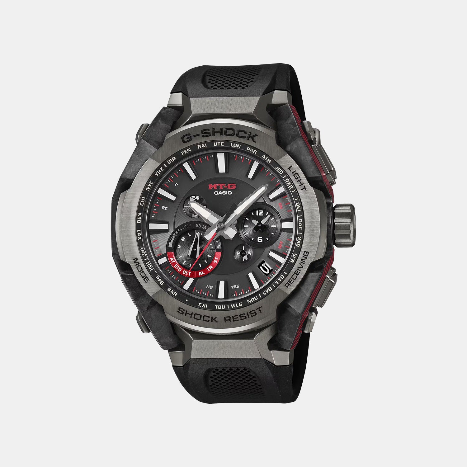 G-shock Men Solar Black Dial Chronograph Resin Watch MTG-B4000B-1A G1811