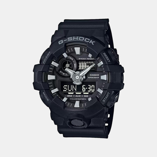 G-Shock Men Quartz Black Dial Analog-Digital Resin Watch G715 - Casio watch