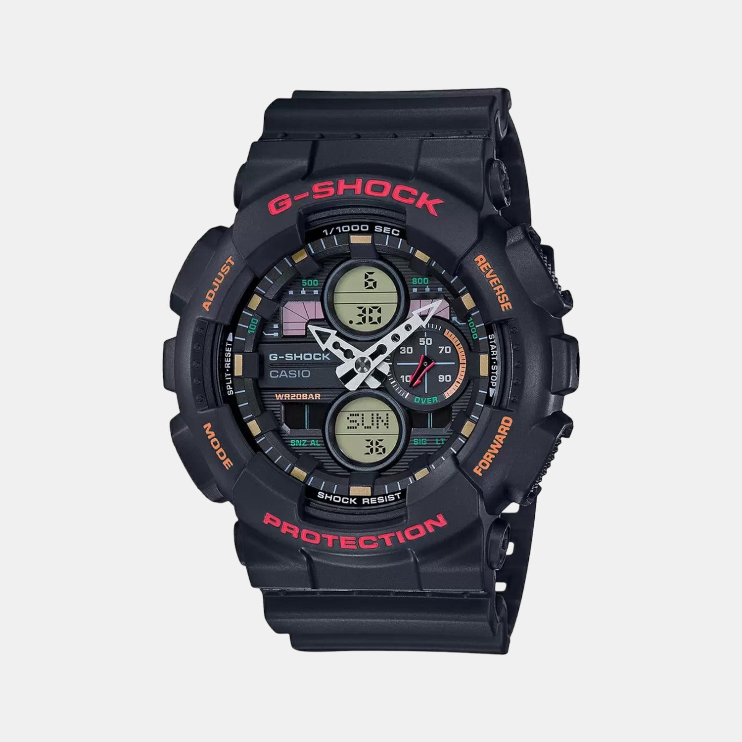 G-Shock Men Quartz Black Dial Analog-Digital Resin Watch G976 - Casio watch