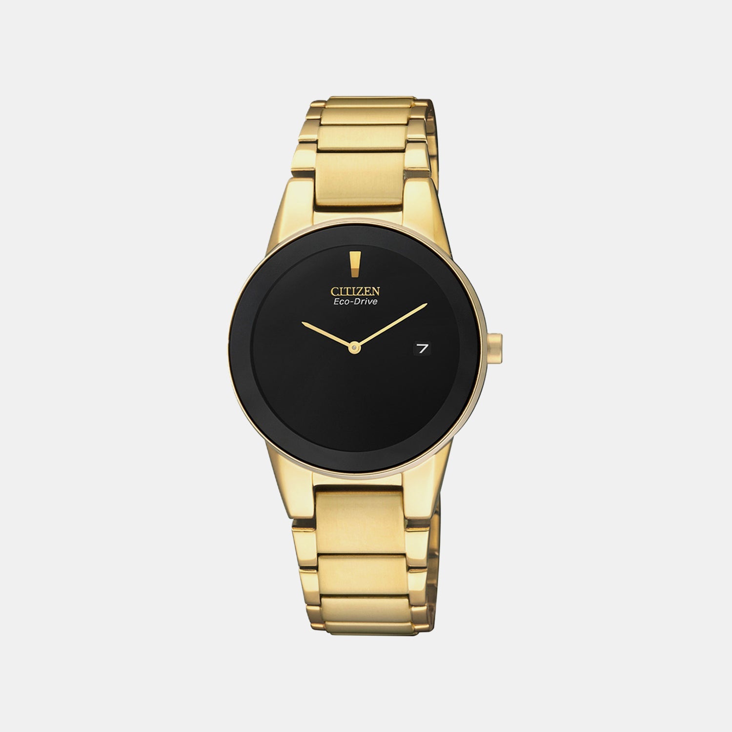 Axiom Women Quartz Black Dial Analog Stainless Steel GA1052-55E