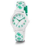 GUESS Kids Turquoise White Analog Watch