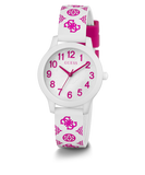 GUESS Kids Pink White Analog Watch