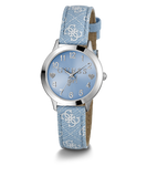 GUESS Kids Blue Silver Tone Analog Watch