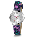 GUESS Kids Blue Silver Tone Analog Watch