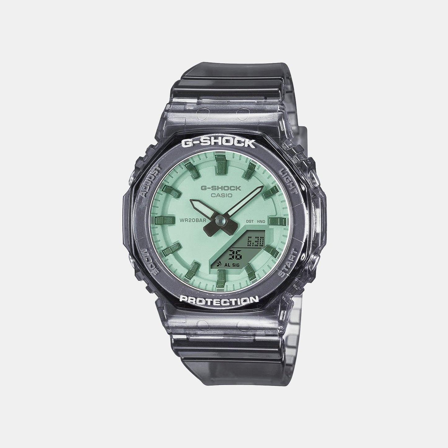 G-Shock Women Quartz Green Dial Analog-Digital Resin Watch G1822