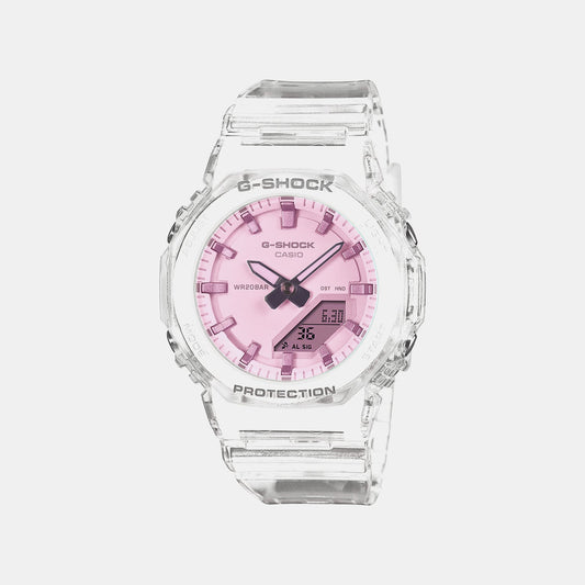 G-Shock Women Quartz Pink Dial Analog-Digital Resin Watch G1823