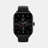Unisex Processor Black Dial Amoled Silicone Watch GTS 4 BLACK