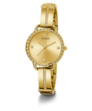 GUESS Ladies Gold Tone Analog Watch