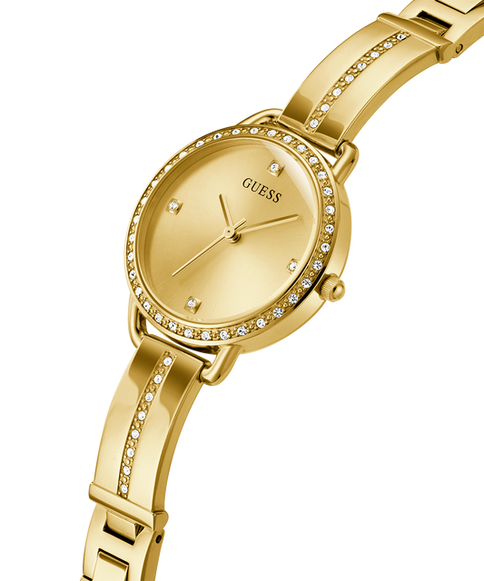 GUESS Ladies Gold Tone Analog Watch