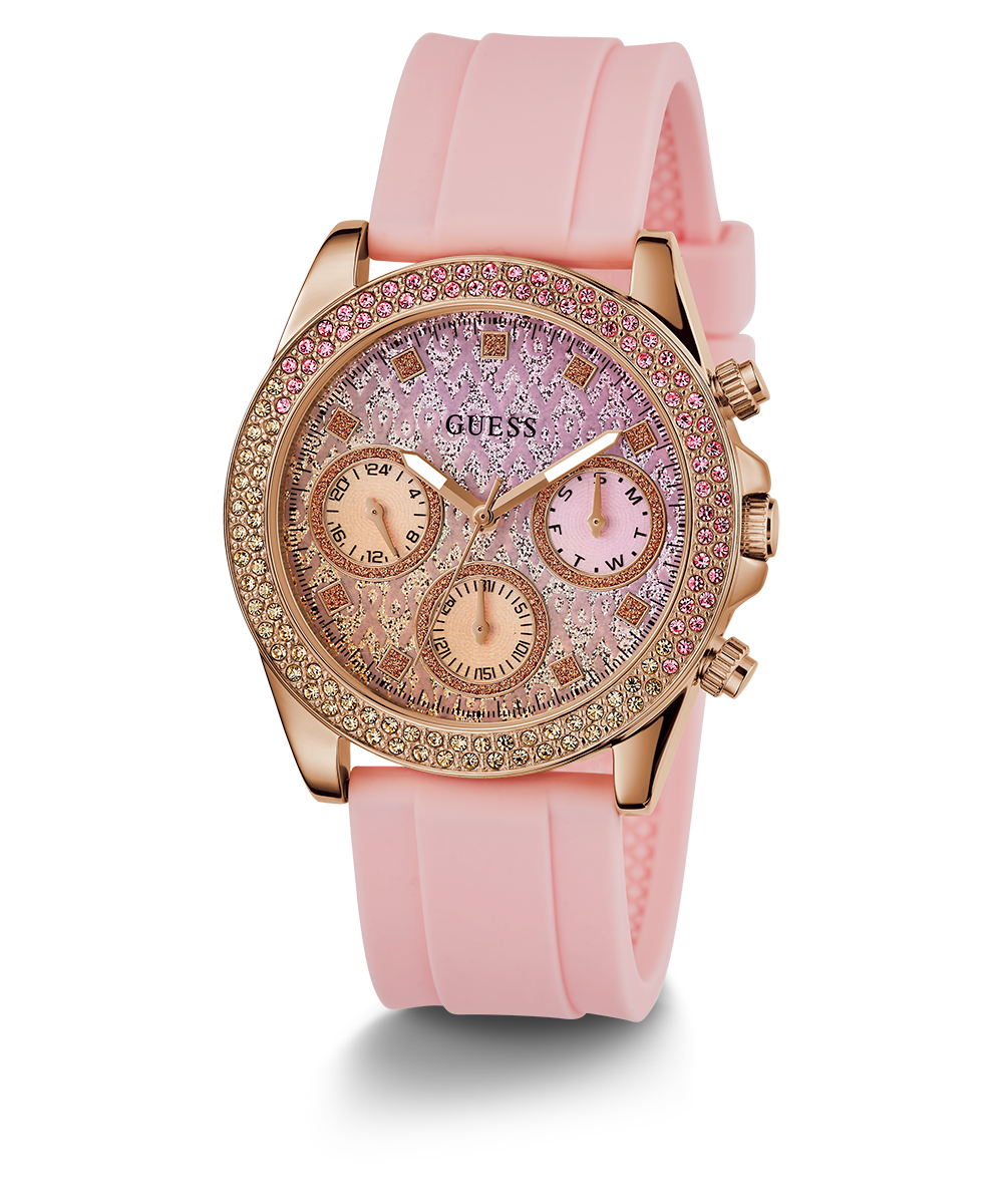 GUESS Ladies Sparkling Pink Limited Edition Watch