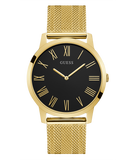 GUESS Mens Gold Tone Analog Watch