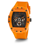 GUESS Mens Orange Multi-function Watch