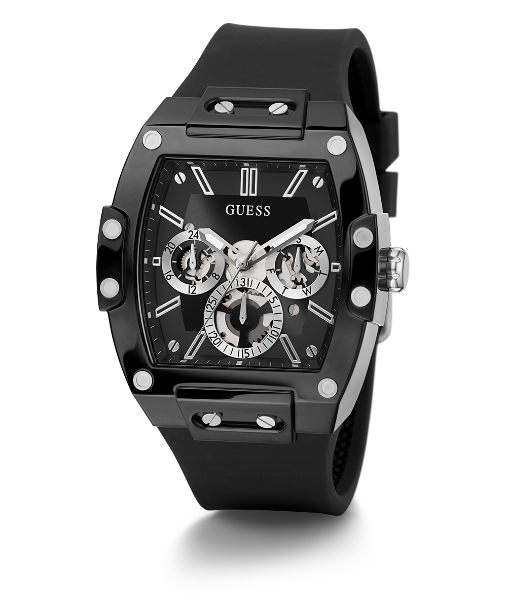 GUESS Mens Black Multi-function Watch