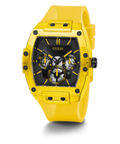GUESS Mens Yellow Multi-function Watch