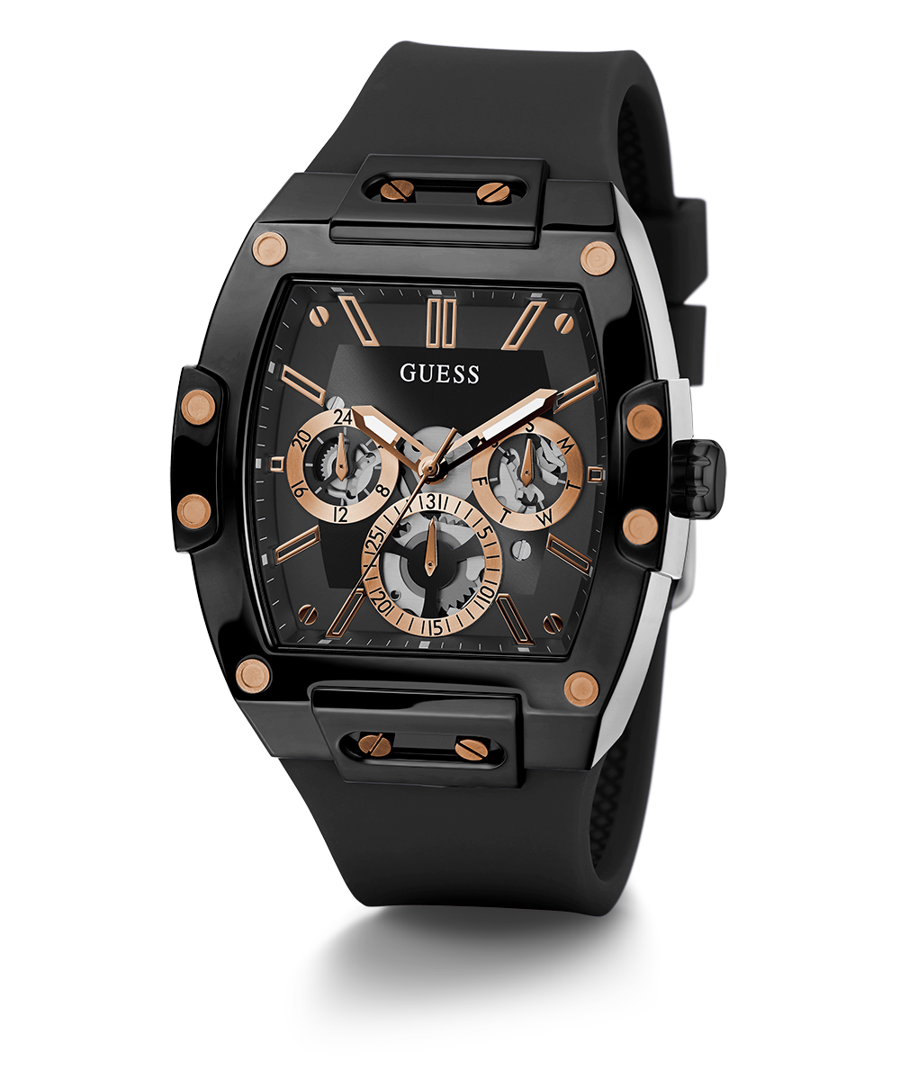 GUESS Mens Black Multi-function Watch