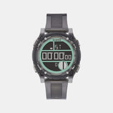 Men Quartz Black Dial Digital Silicone Watch GW0226G3