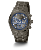 GUESS Mens Gunmetal Multi-function Watch