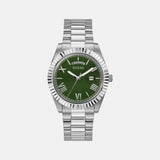 Gd Connoisseur Men Quartz Green Dial Analog Stainless Steel GW0265G10