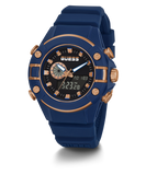 GUESS Mens Blue Digital Watch