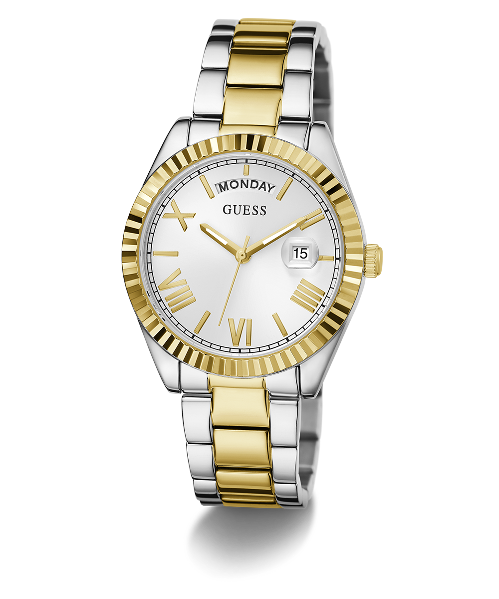 GUESS Ladies 2-Tone Day/Date Watch