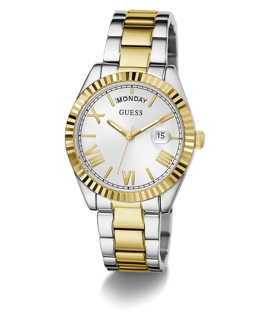 GUESS Ladies 2-Tone Day/Date Watch