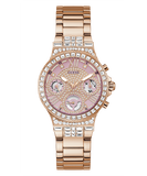 GUESS Ladies Rose Gold Tone Multi-function Watch