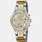 Gt Moonlight Women Quartz Silver Dial Analog Stainless Steel GW0320L7
