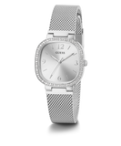 GUESS Ladies Silver Tone Analog Watch