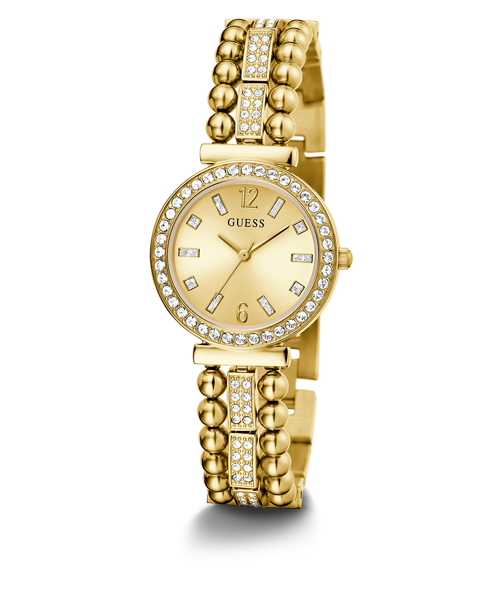 GUESS Ladies Gold Tone Analog Watch
