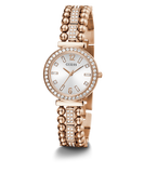GUESS Ladies Rose Gold Tone Analog Watch