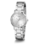 GUESS Ladies Silver Tone Analog Watch