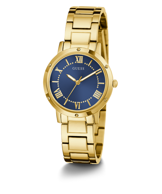 GUESS Ladies Gold Tone Analog Watch
