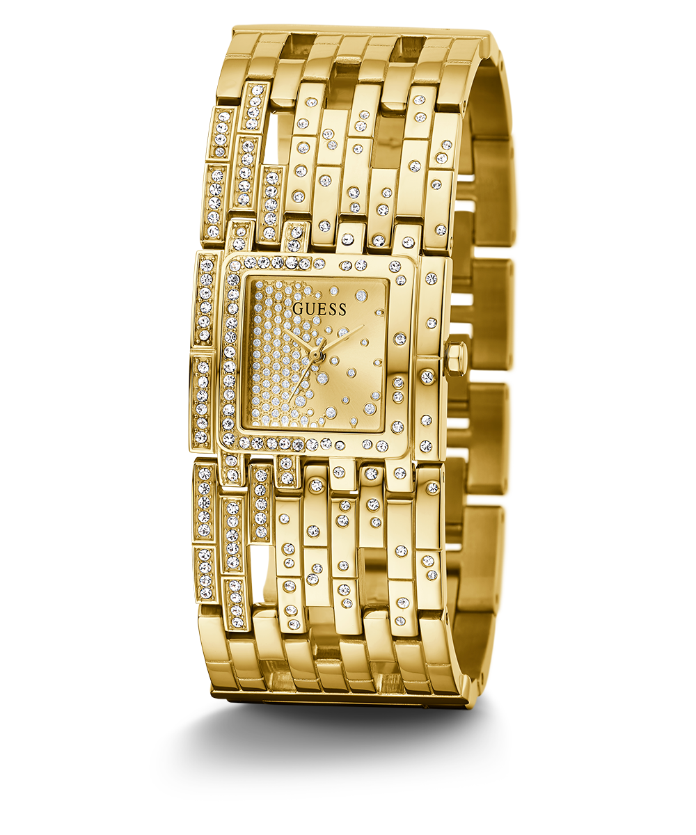 GUESS Ladies Gold Tone Analog Watch