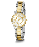 GUESS Ladies Silver Tone/Gold Tone Analog Watch