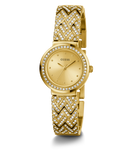 GUESS Ladies Gold Tone Analog Watch