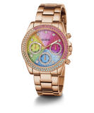 GUESS Ladies Rose Gold Tone Analog Watch